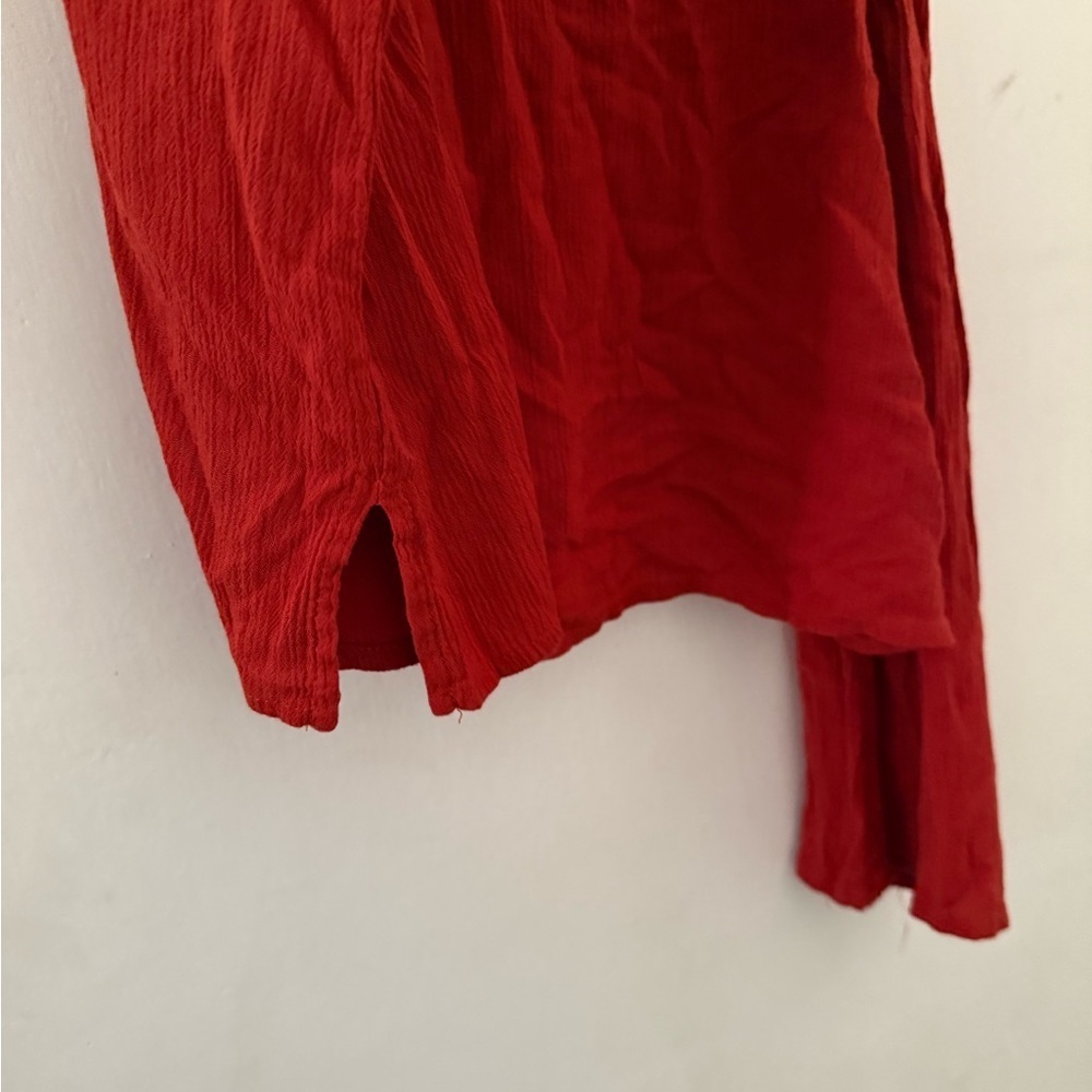 Mossimo Supply Co. Red Camisole with Ruffle Detail - Picture 2 of 6